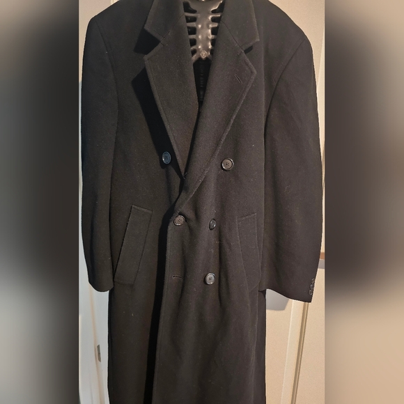 Andrew Fezza Cashmere Mens Over Coat Woven In Italy - Picture 1 of 7